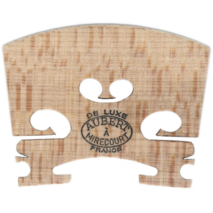 Aubert violin bridge deLuxe Pont Arrondi, untreated