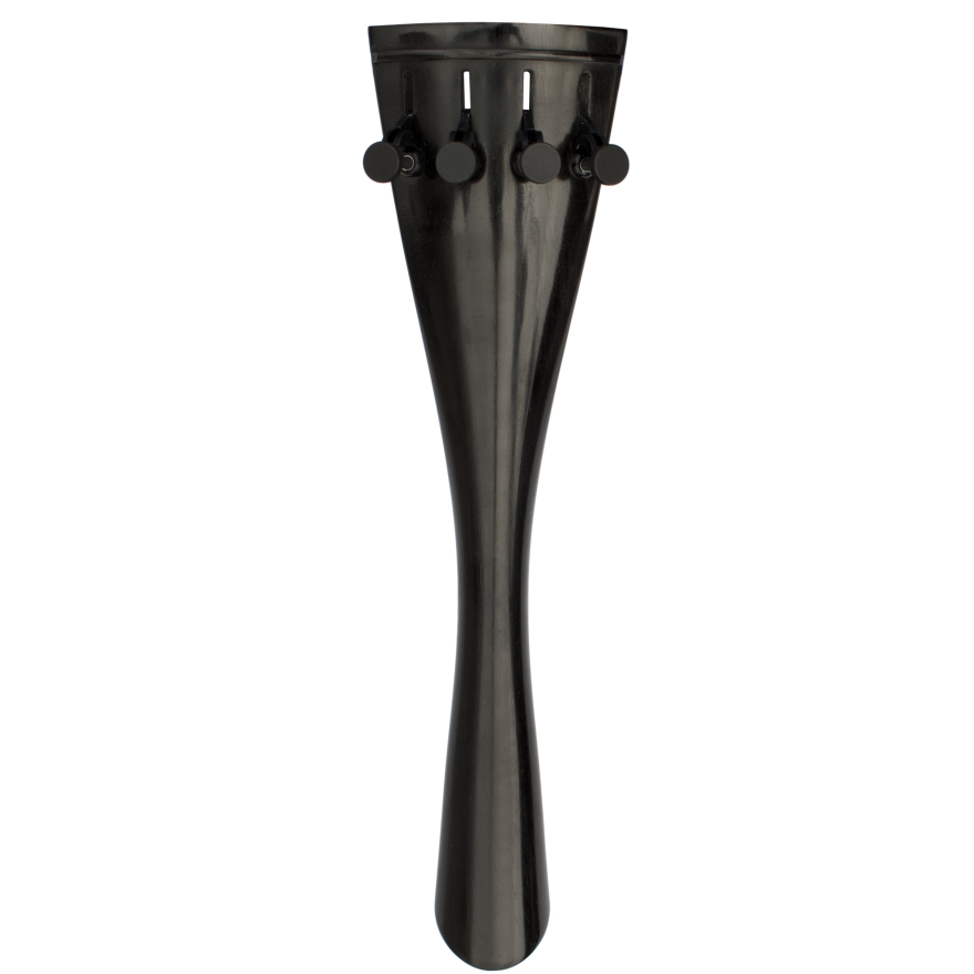 Ulsa, tailpiece cello, ebony, French model, with fine tuner aluminum