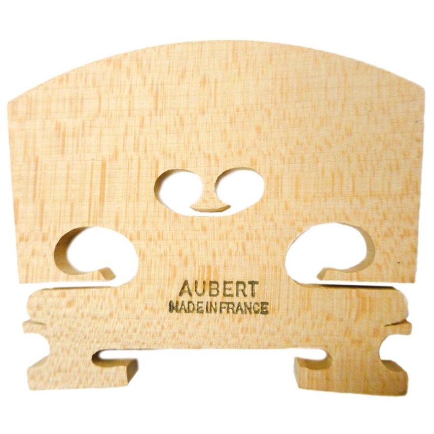 Aubert viola bridge, with oval stamp, treated