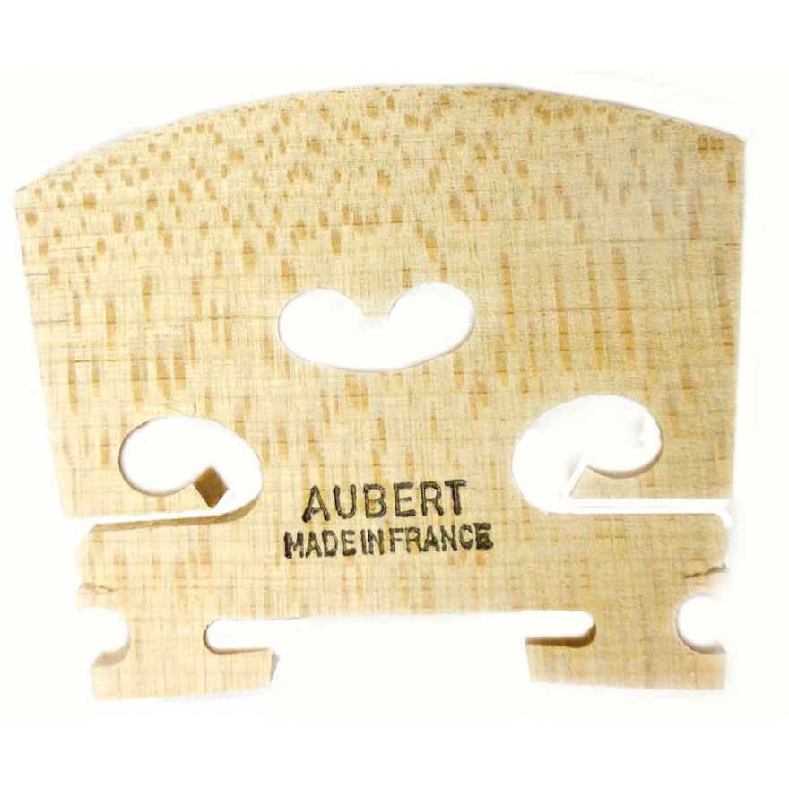 Aubert violin bridge, treated, with stamp