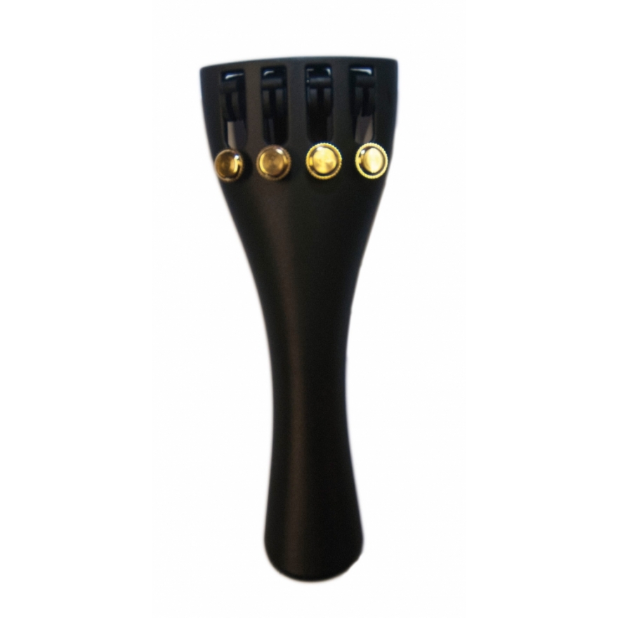 Wittner tailpiece for violin with golden screws