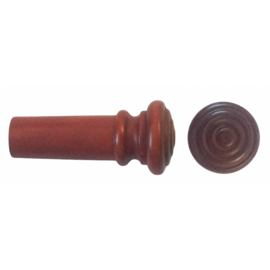 Acurameister viola InSight endpin, boxwood, with 3 grooves, medium