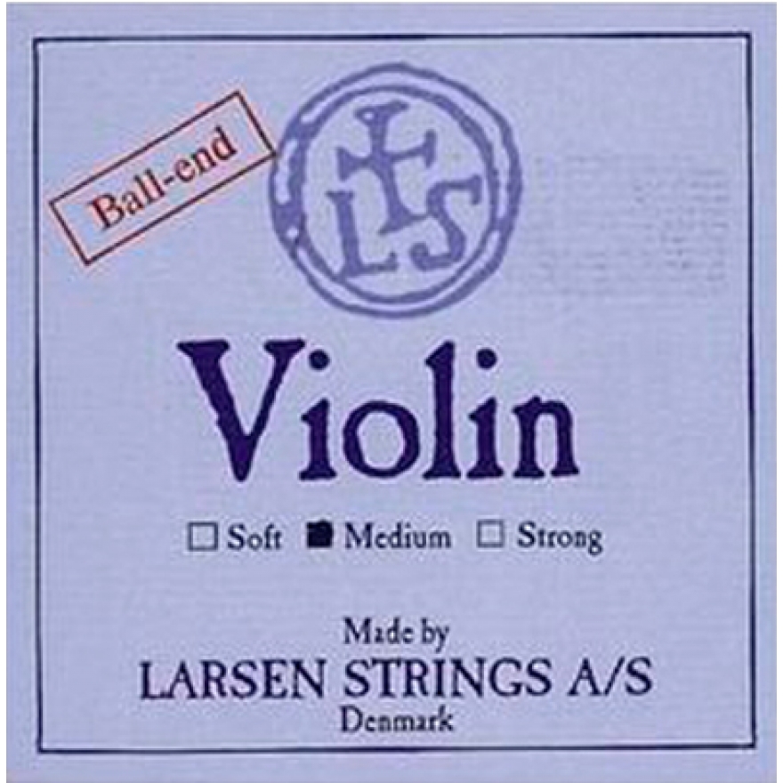 Larsen violin E, ball end