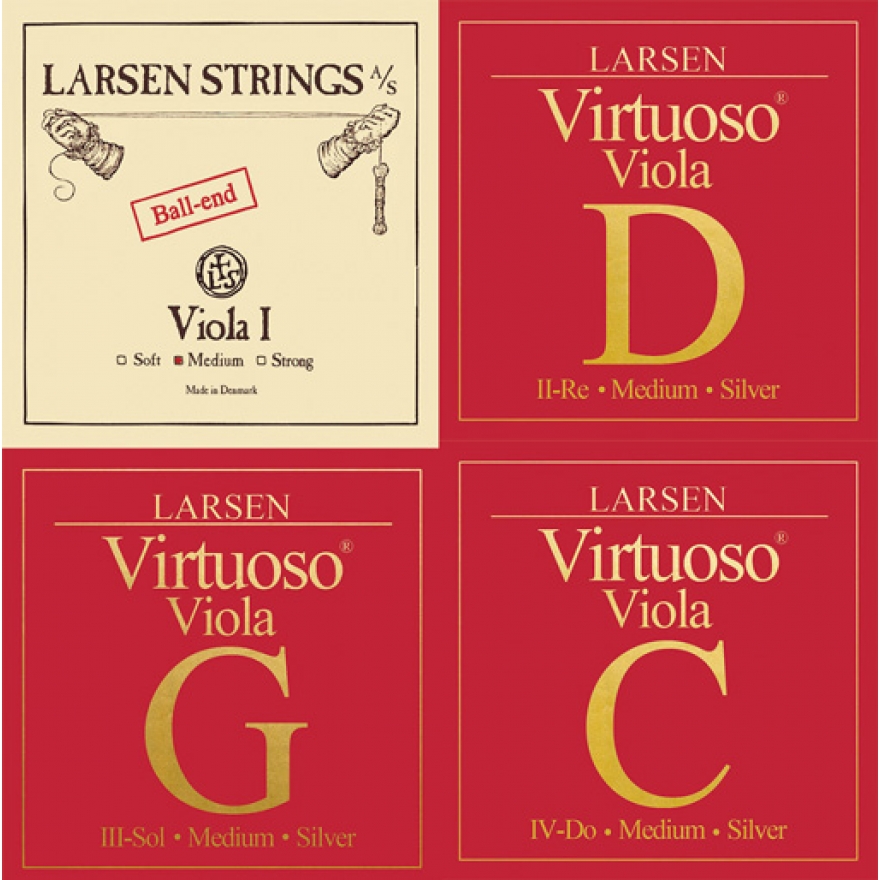 Larsen Virtuoso viola SET, A-ball end