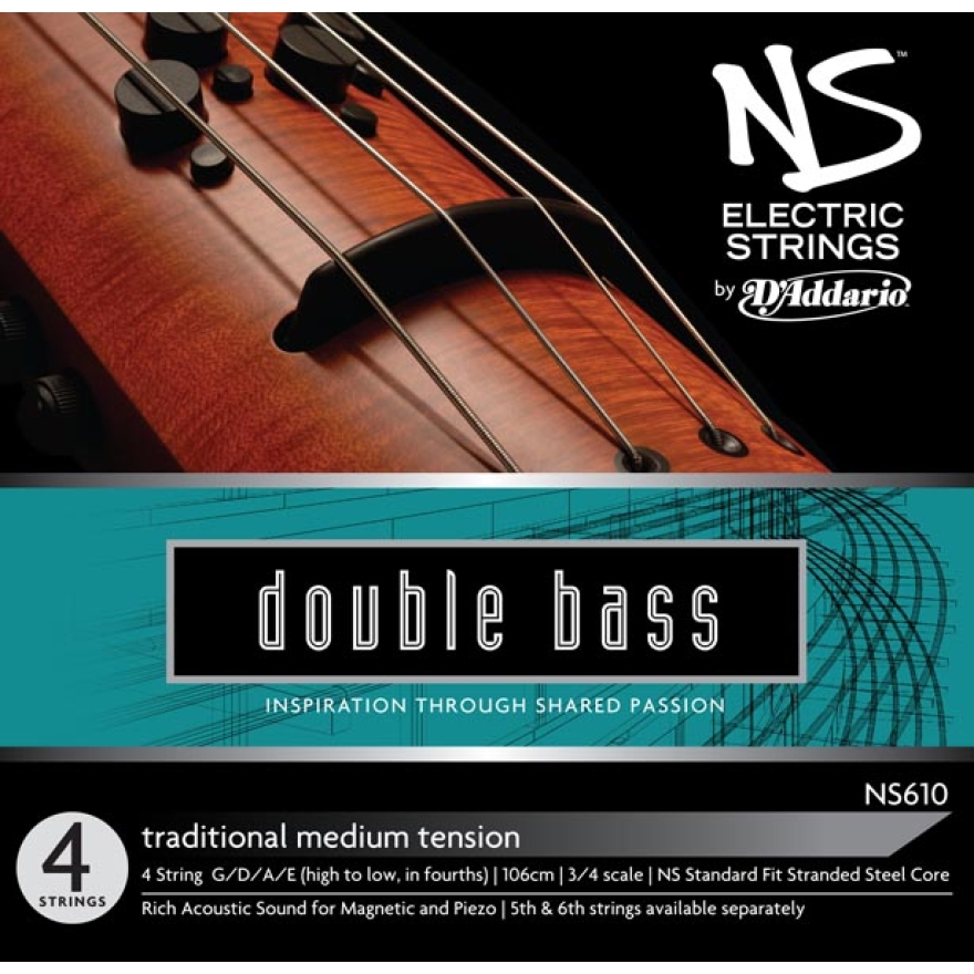 D`Addario NS Electric Traditional Bass SATZ