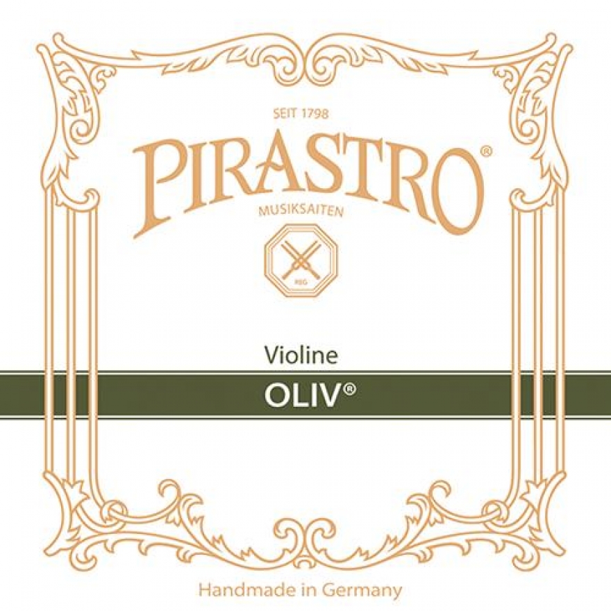 Pirastro Oliv violin SET, E-ball end