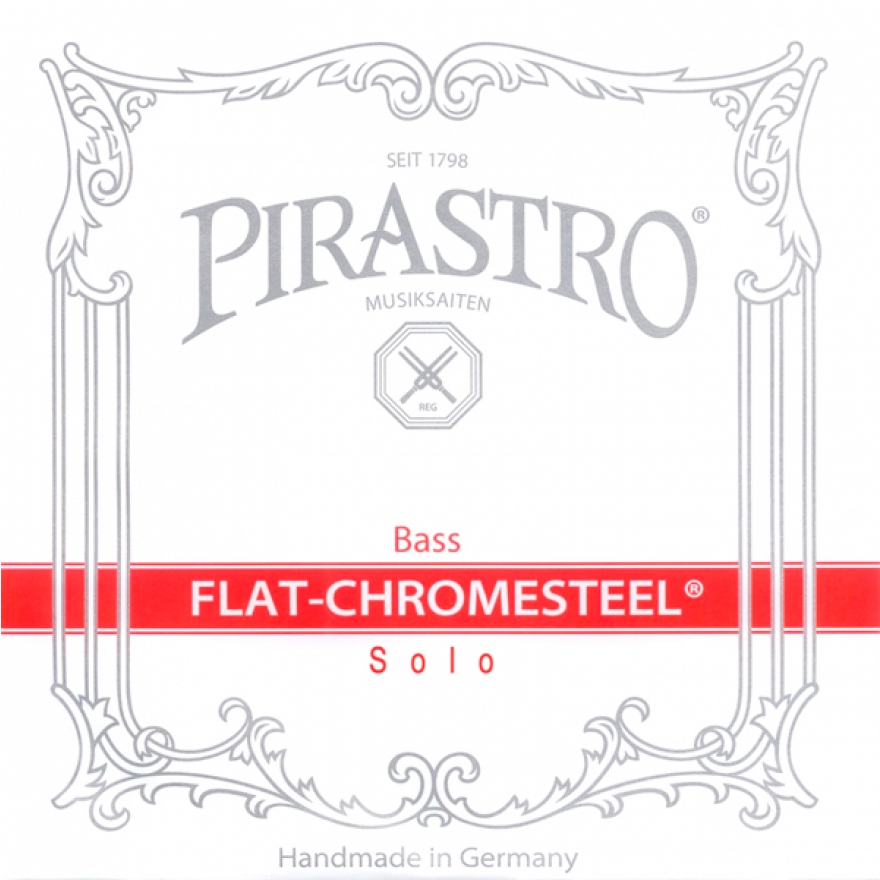 Pirastro Flat-Chromesteel Solo Bass SET