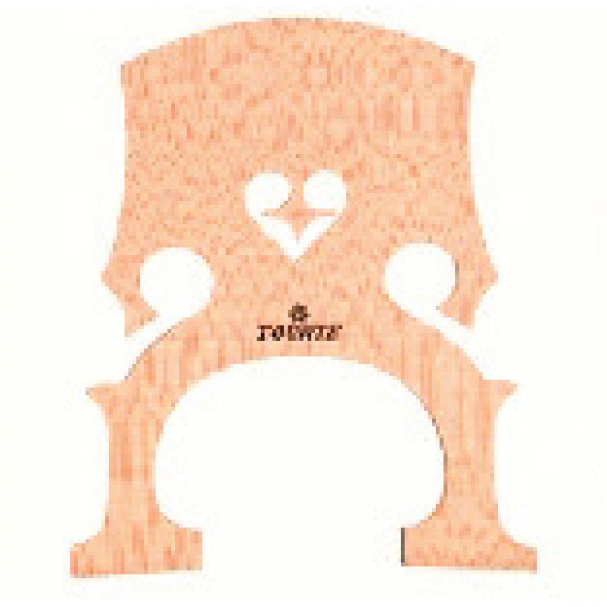 Teller cello bridge, Tourte model