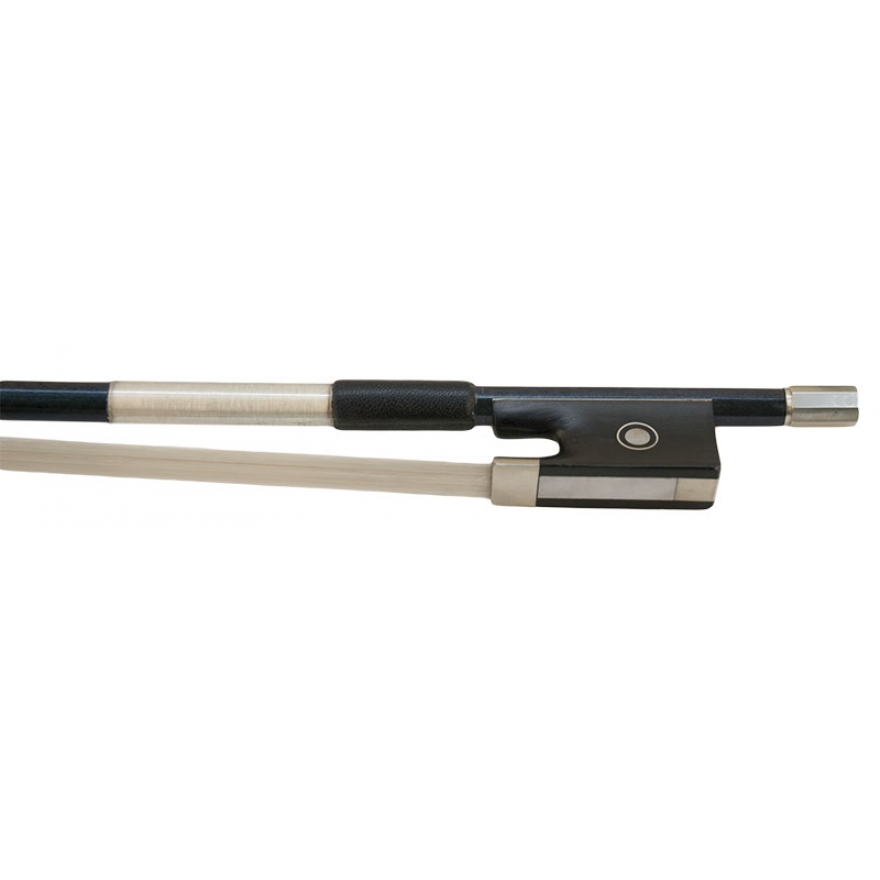 Carbon bow for violin, dark blue