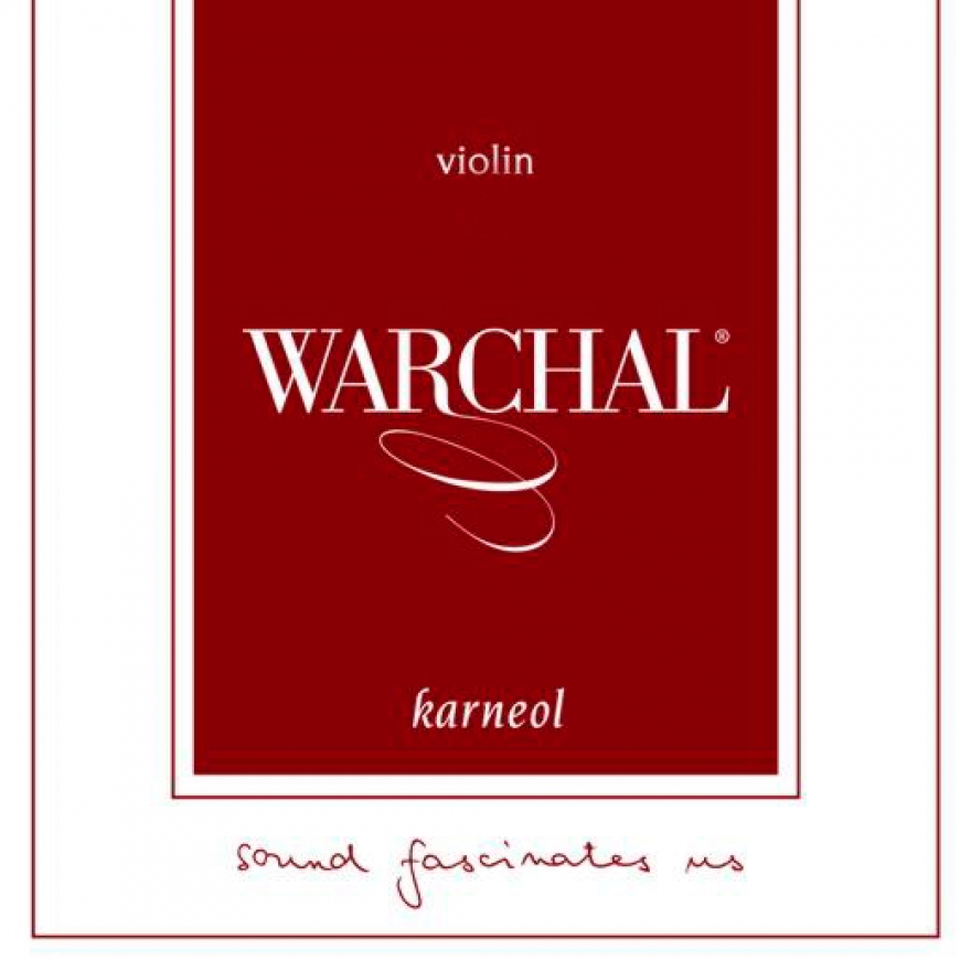 Warchal Karneol violin SET, E ball end