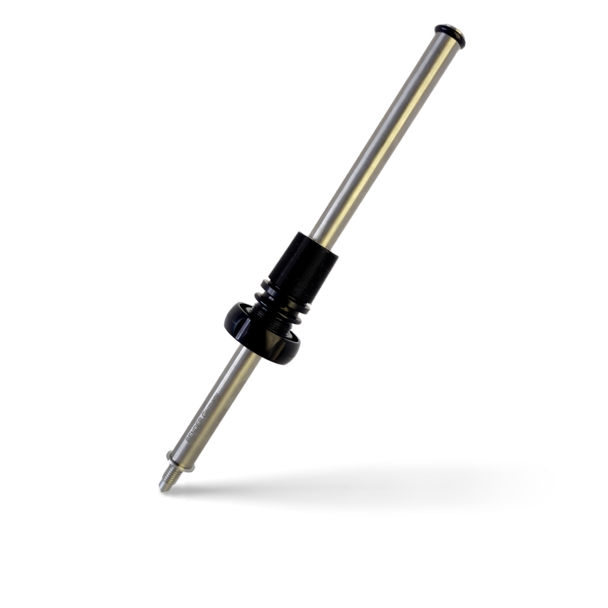 Bender Bass endpin, titan solid rod 32cm/ Ø 16mm, aluminum cone