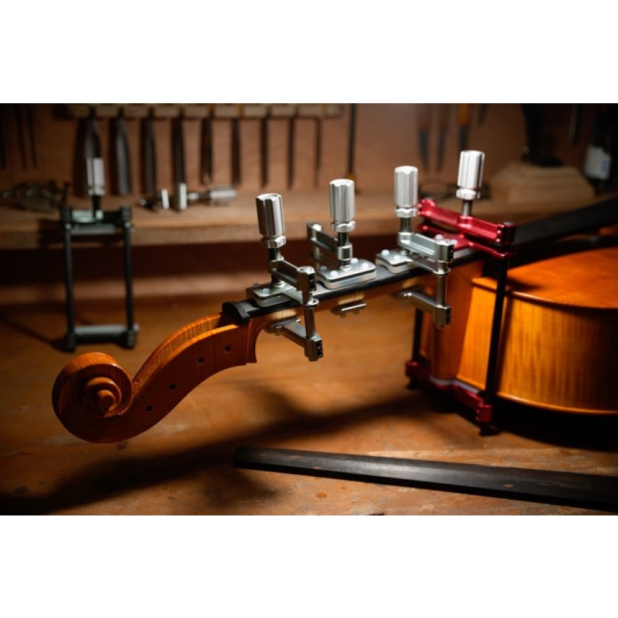CAG Zuleimschraube für Halsfuss Cello (rot)
