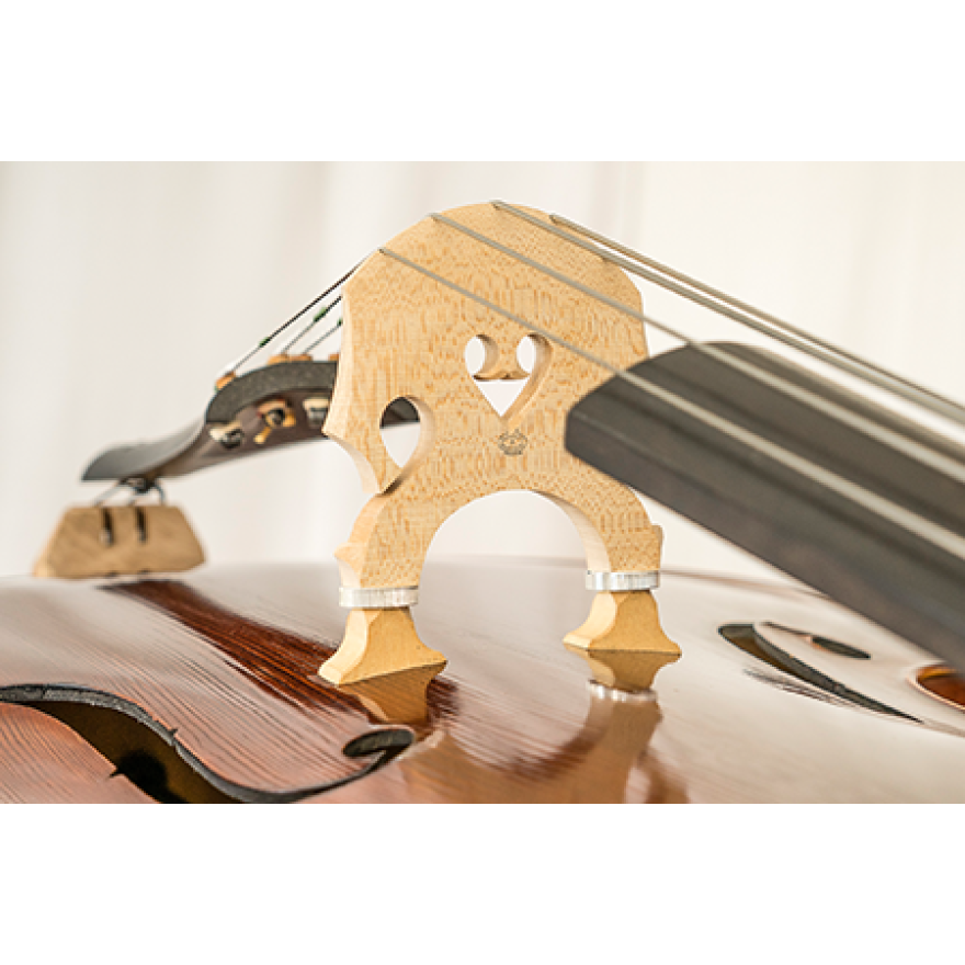 Aubert bass bridge 23B21, with mounted Moser Patent Mechanism