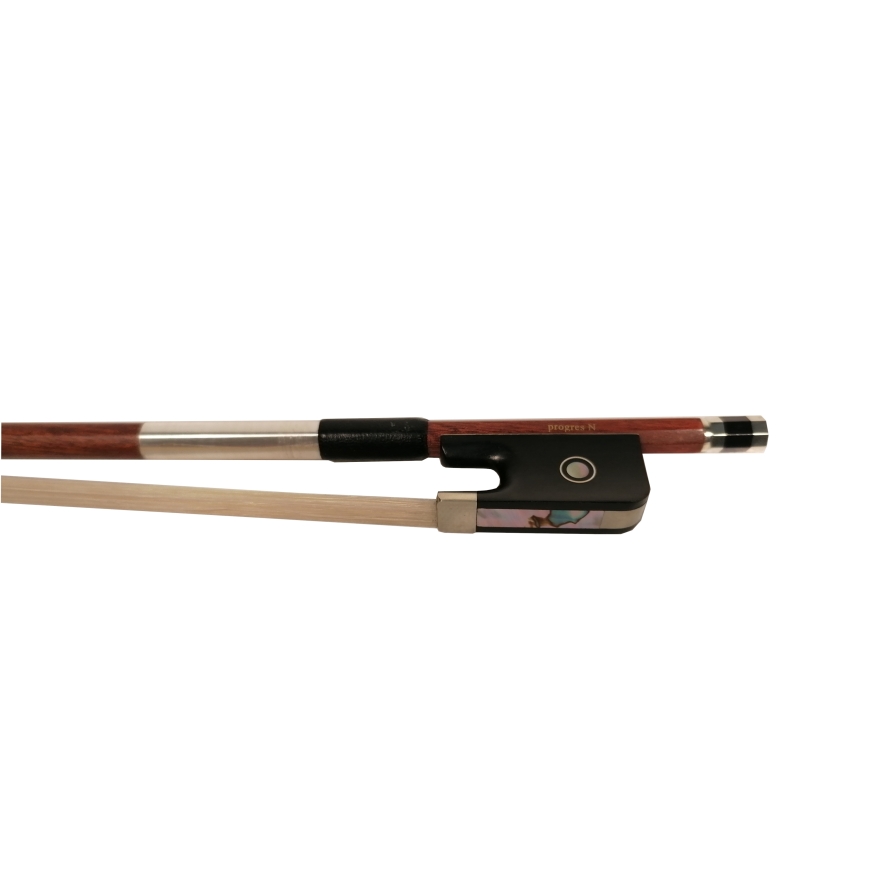 "progres N" Viola Wooden bow with carbon core - nickel fittings