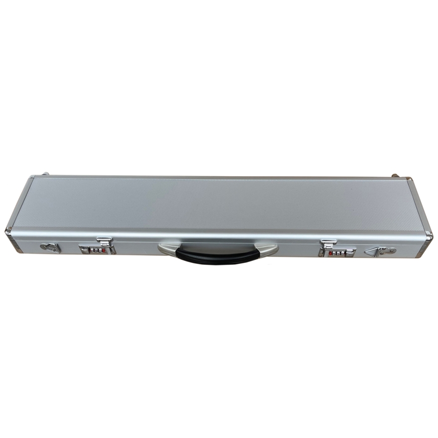 Petz aluminium case for 4 bows, (violin, viola or cello), chamois interior, stable and light