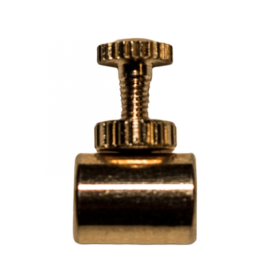 Petz wolftone tube violin/viola, gold-plated