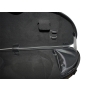 Crescent shaped violin case composite, ultra-light