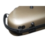 Crescent shaped violin case composite, ultra-light
