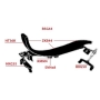 Bonmusica rubber for shoulder rest violin