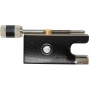 Paulus violin frog, nickel-silver, finished with screw, Parisian eye
