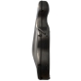Cello case, extra light, black/silver metallic