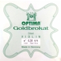 Optima Goldbrokat violin E, ball end